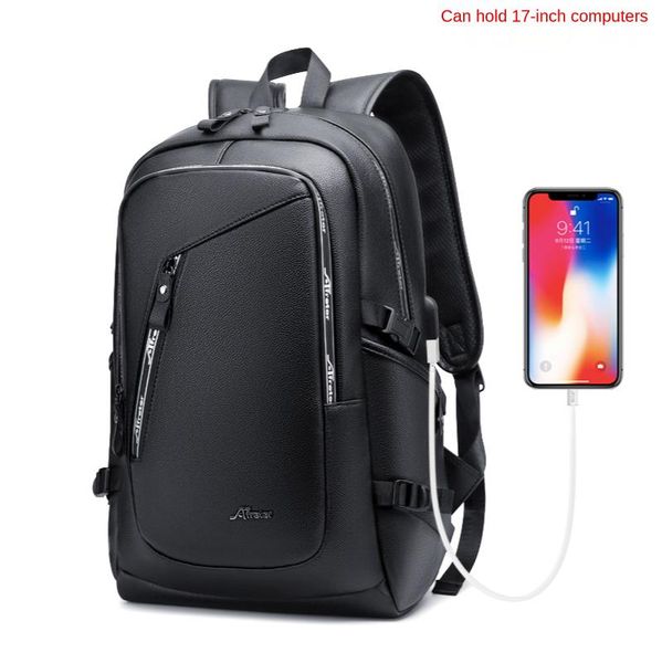 

backpack 15.6 inch lapusb school bag rucksack anti theft men backbag travel daypack male leisure mochila pu