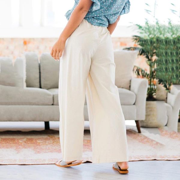 

women's pants & capris solid tightness cotton linen trousers aesthetics pocket casual for girls office lady streetwear sweatpants women, Black;white