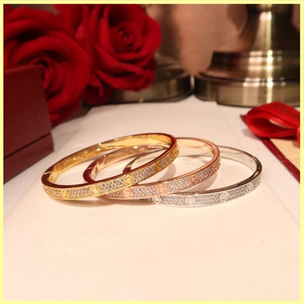 

womens luxury designer bracelet fashion love farandole fully-jewelled pendent c s for women jewelry armband love 21092204r, White