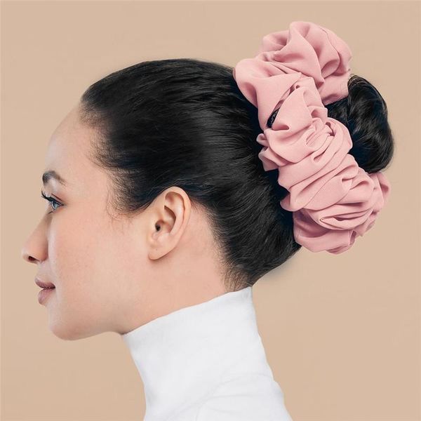 

hair accessories big chiffon volumizing scrunchie muslim hijab bunch tie for women girls malaysian rubber band beautiful khaleeji headwear