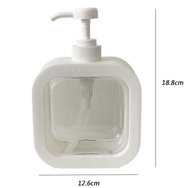

liquid soap dispenser detachable shampoo press bottle bathroom storage bottles shower refillable plastic