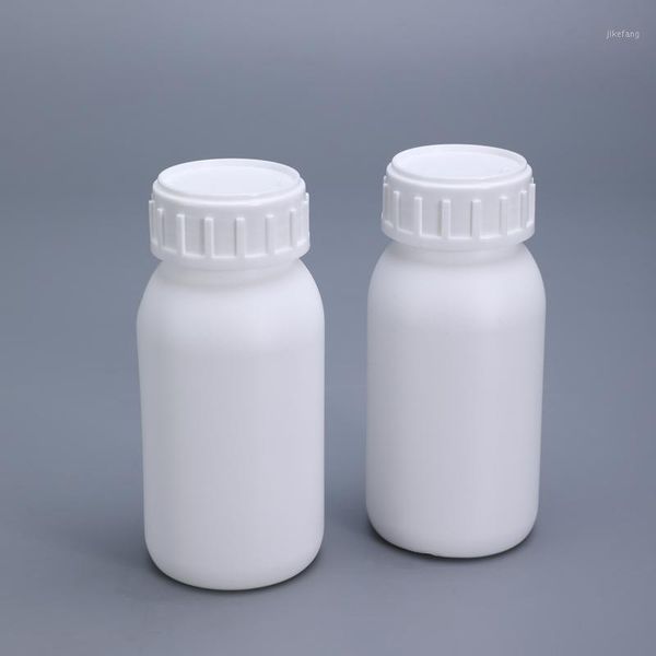 

storage bottles & jars leakproof 200ml empty round bottle for solvent thicken hdpe evoh plastic 20pcs