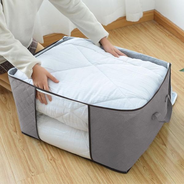 

storage bags moisture-proof, dust-proof cover, mildew-proof visible quilt bag, household cabinets, clothes, bag ed001