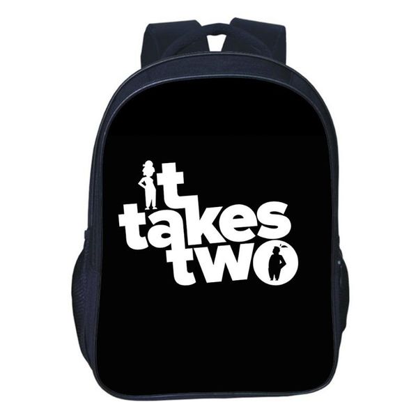

backpack it takes two teen school bag girls bags boys children backpacks games fashion bookbag double zipper