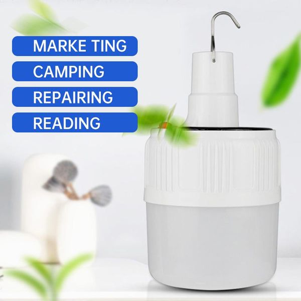 

portable lanterns solar charge usb led bulb waterproof rechargeable outdoors lamp emergency light outdoor