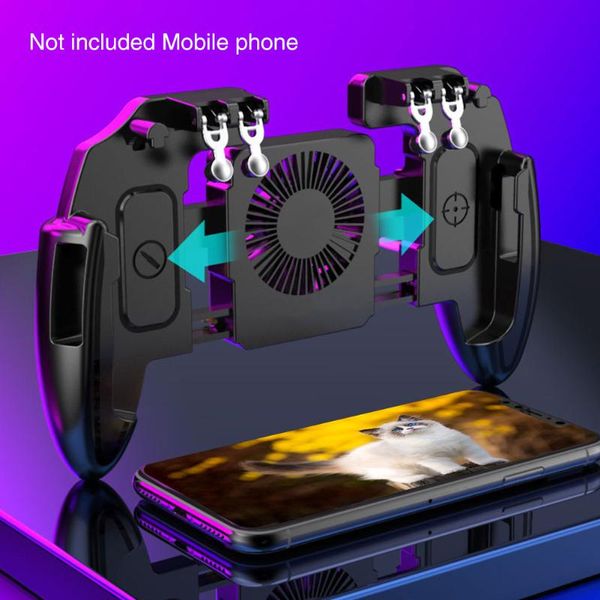 

game controllers & joysticks accessories practical six finger portable gamepad adjustable gaming controller for phones wear resistant heat d