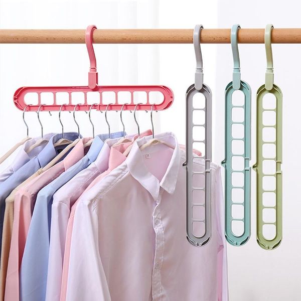 

hangers & racks drying organizer support multiport closet rotating storage scarf multi function folding plastic 9 hole clothinges