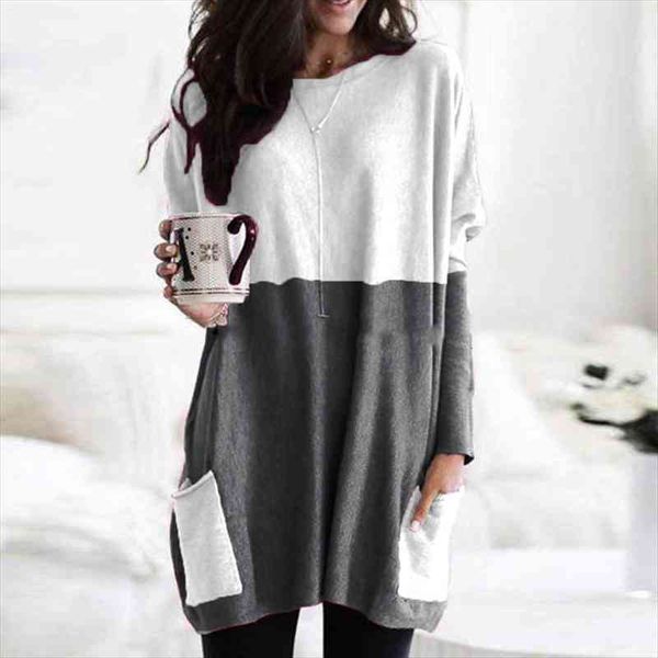 

women and bloues autumn winter style fashion casual long shirt casual long sleeve robe chiffon blouse, White