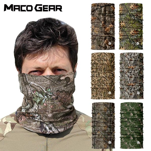 Bandana tattica estiva Ghetta per collo Copertura Pesca Mezza maschera Trekking Sciarpa a tubo Camo Esercito Ciclismo Caccia Airsoft Uomo Donna