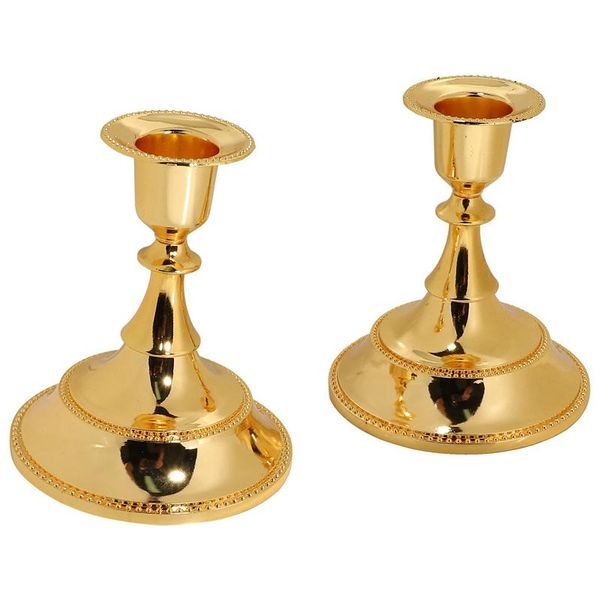 

-modern european style retro cyan ancient alloy western candle holder el club home decoration ornaments, 2pcs holders