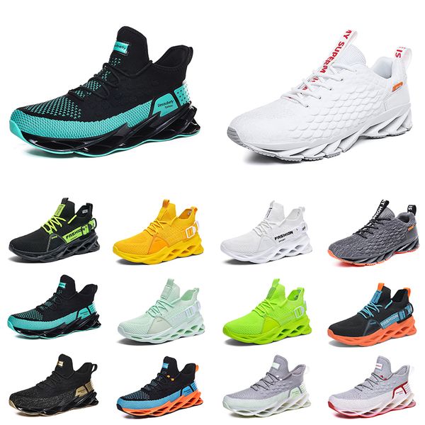 Sapatos Treinadores de corrida respiráveis Homens Wolf Grey Tour Amarelo Teal Triplo Preto Branco Braço Putado Masculino Esportes Esportivos ao ar livre Caminhando um 72658 S