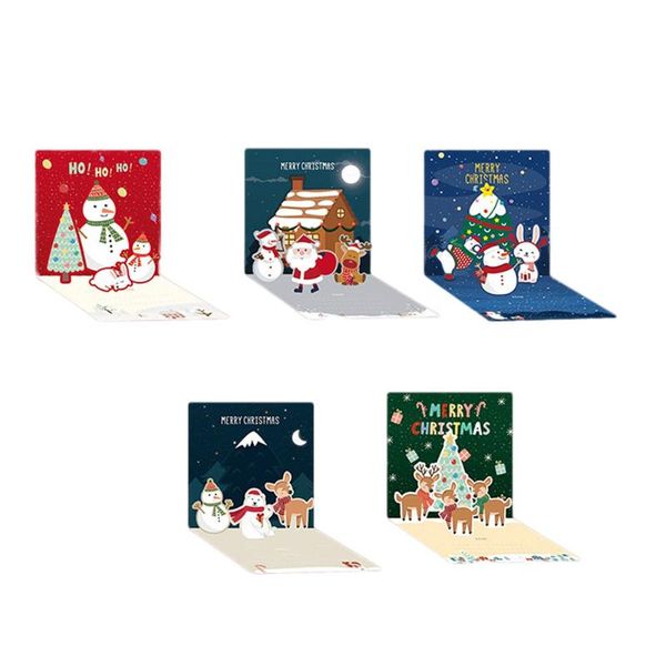 

greeting cards 5 sets of lovely xmas elements design party supplies