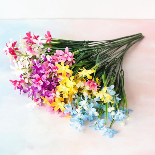 

decorative flowers & wreaths artificial orchid christmas decoration home decor wedding room natal year's plants
