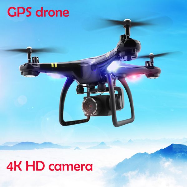 

GPS DRON WIFI FPV With adjustable 720P 1080P 4K HD Camera or Real-time auto Follow Me drone 6Axis Altitude Hold RC Quadcopter, Back up battery