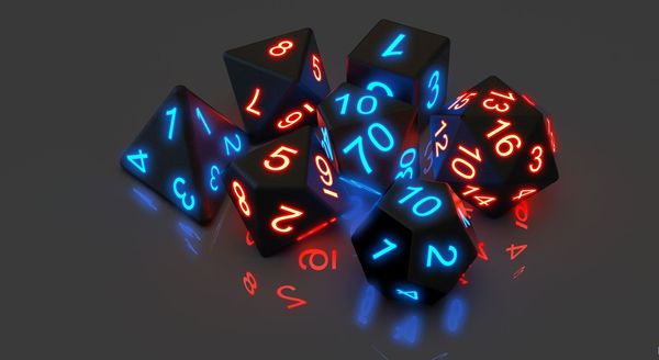 

7pcs/set luminous dice suit bar party game entertainment props toys novelty games