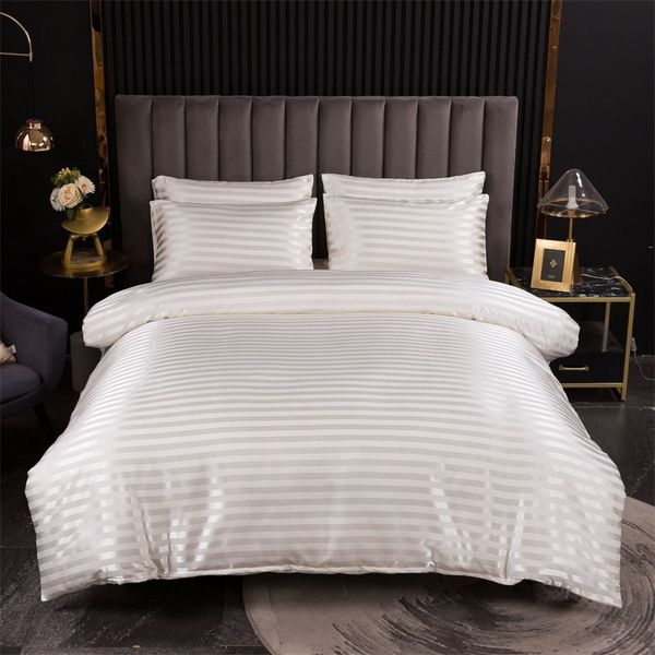 Nórdico sólido colorido conjunto de cama king size king size kingllothes 220x240 Duvet capa conjunto de cama de roupa de cama capa sem folha de cama