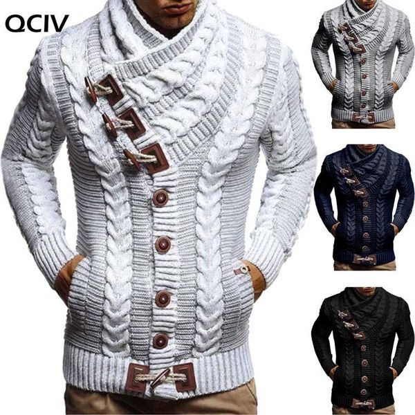 

men's sweaters autumn winter turtleneck sweater men casual solid knitted cardigan fullsleeve slim mens oversized coat, White;black