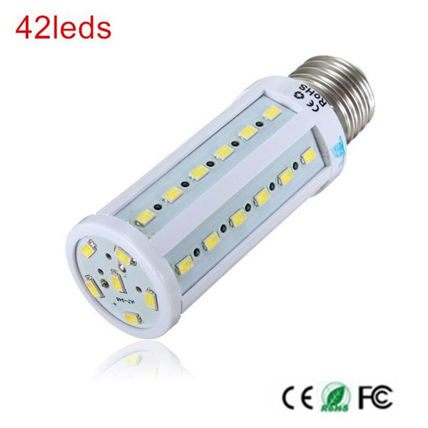 

bulbs e27/e14 led bulb 42 smd5730 10w light ac85-265v 360degree corn lamp warm white/cold white 10pcs