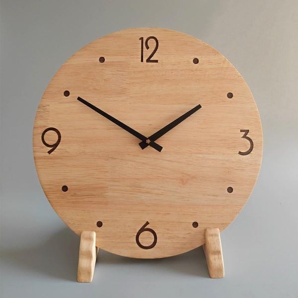 

wall clocks diy solid wood clock frame accessories bracket fun personalized creative zegar home decor
