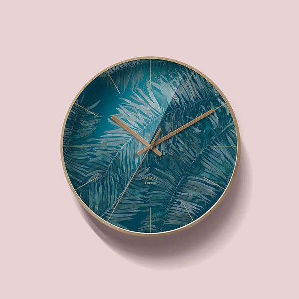 

wall clocks wooden simple round fun digital household charts creative big numbers artistic natural zegar scienny decoration e6