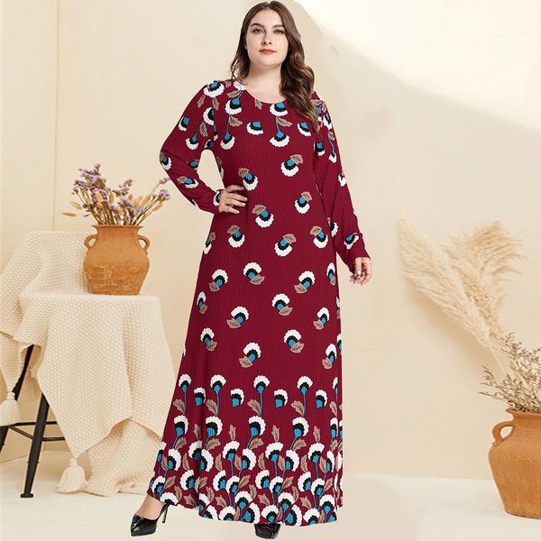 

vestidos musulman mujer ramadan eid abaya arabic hijab muslim dress turkish islamic clothing dresses for women robe femme dubai, Red