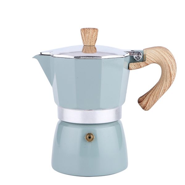 150 ml de liga de alumínio de alumínio Moka Pot para Home Kitchen Use Manual