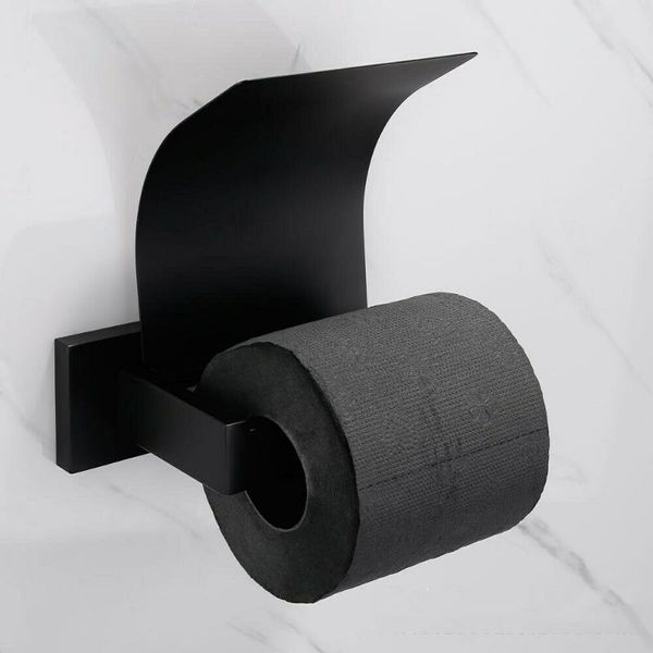 

toilet paper holders black holder wall mount tissue roll hanger 304 stainless steel