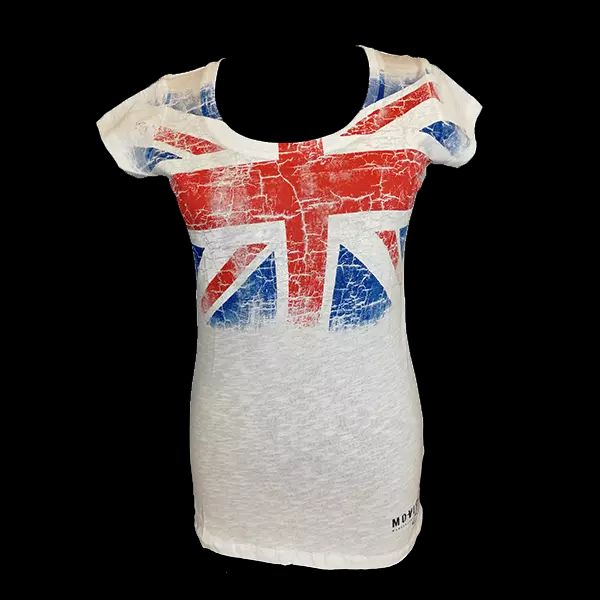 

t-shirt jersey flag britain union jack flag cotton fashion women, White;black