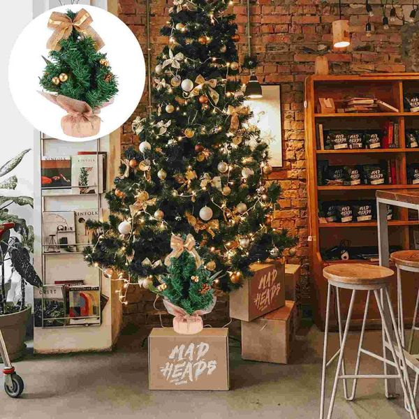 

christmas decorations party deskdecorative tree small ornament xmas accessory