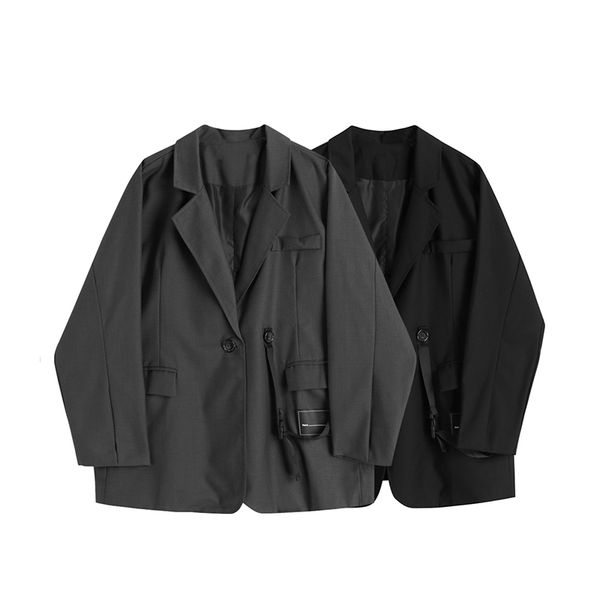 

women's suits & blazers elegante vintage casual terno casacos feminino coreano moda solta manga longa blazer escritÃ³rio senhoras Ãºnico-, White;black