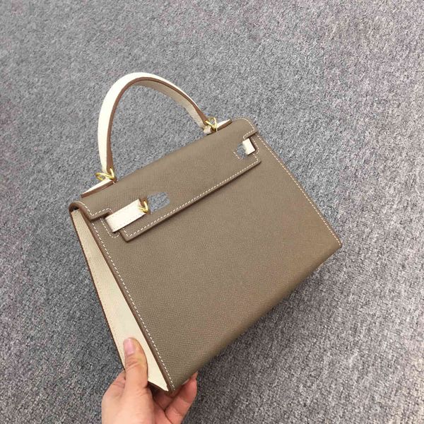 

designer bagsh section color matching kl ladies net red same style handbag hit color palm pattern fashion new 2021 crossbody cowhideluxury b