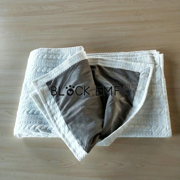 

blankets block emf earthing blanket anti-radiation 100% silver fiber and cotton