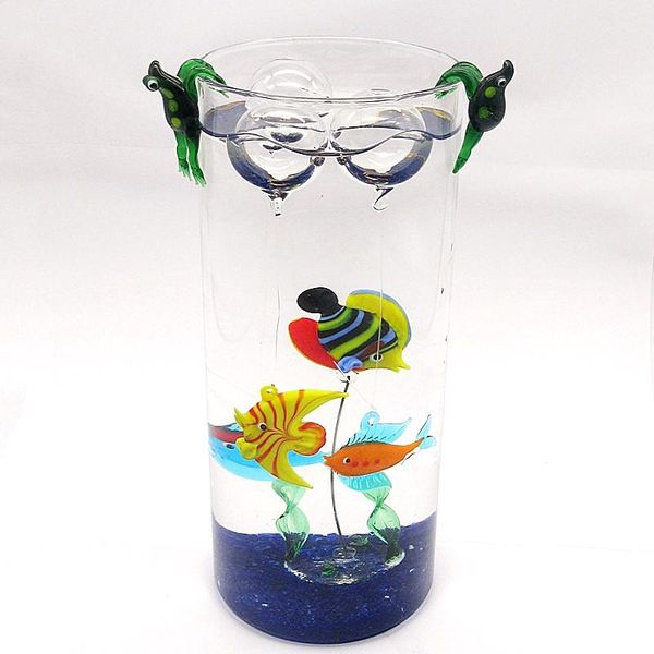 

decorative objects & figurines floating glass bubble miniature handmade tropical fish figurine aquarium landscape ornament accessories marin
