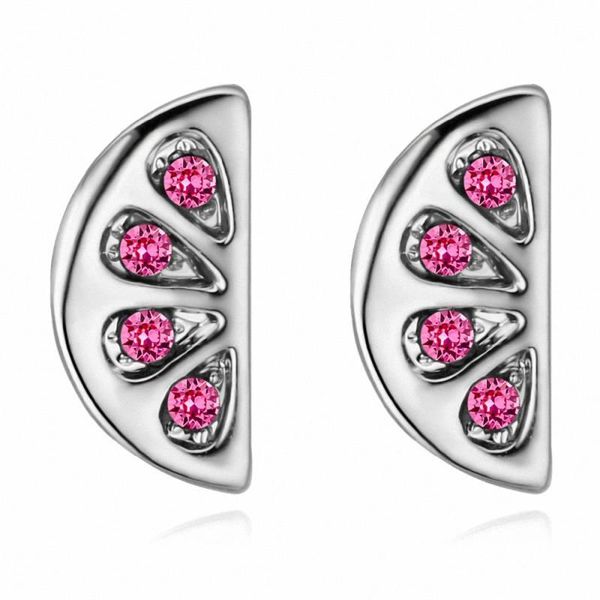 

dangle & chandelier tracyswing brand real austrian crystals fashion trendy earrings for women gift white gold color #tw131857, Silver