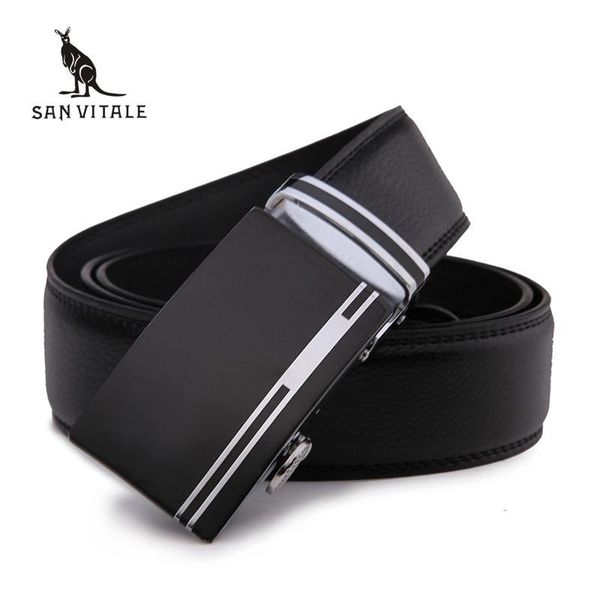 

men's fashion geniune leather mens belts for men designer male waist strap, Black;brown