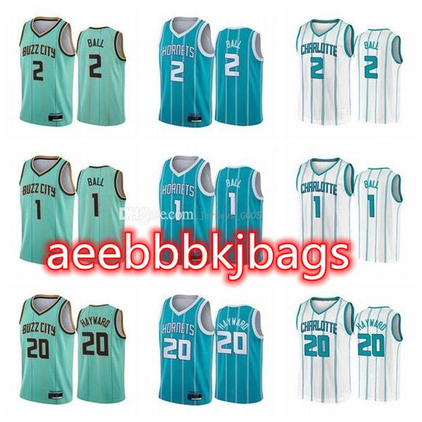 

charlotte hornets men women youth abc basketball jersey lamelo ball gordon hayward swingman city black new uniform, Black;red
