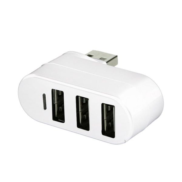 

hubs 3 port usb 2.0 mini rotate splitter adapter hub no driver for pc lapcomputer