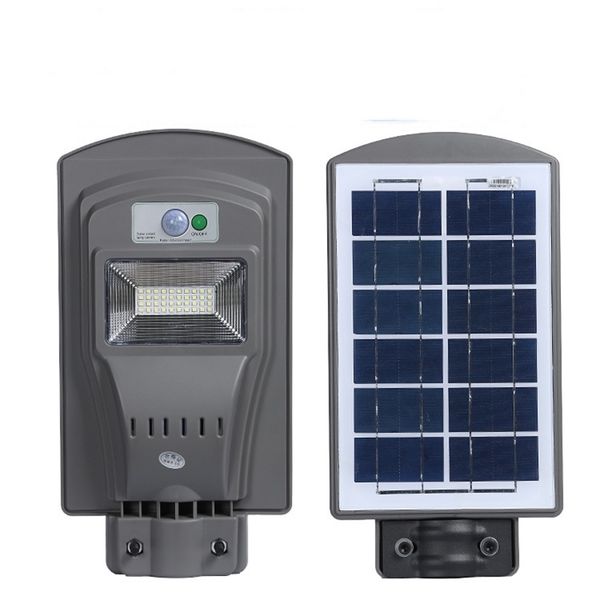 

solar integrated 20w 40w 60w led new rural street lamp