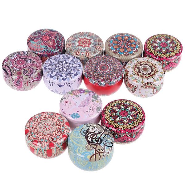 

4/8pcs fragrance scented candle natural soy wax travel tin home decor valentine's day gift birthday decoration candles
