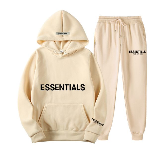 

season 6 fashion sential casual printed men's sweater set hoodie, Black