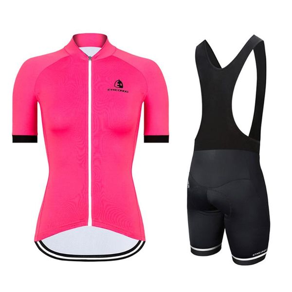 

racing sets 2021 etxeondo women cycling jerseys bike wear clothes quick-dry bib gel clothing ropa ciclismo uniformes maillot sport, Black;blue