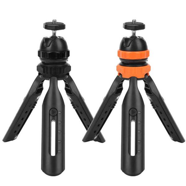 

mini retractable tripod 2 sections mobile phone holder with 360 degree adjustable ball head for smartphone slr action camera tripods