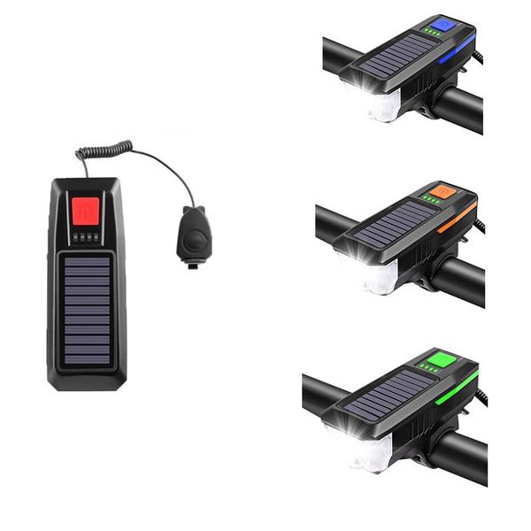 

bike lights usb rechargeable bicycle light led waterproof solar headlight with battery