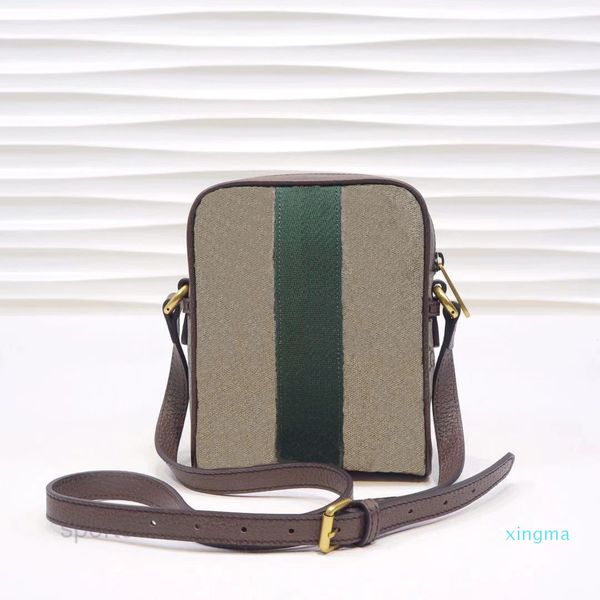 

two sizes messenger bag brown canvas with brown leather mens shoulder bag with box s s bags handbag crossbody bag