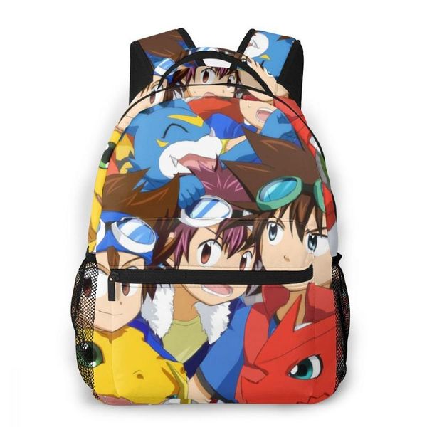 

backpack digimon for girls boys travel rucksackbackpacks teenage school bag