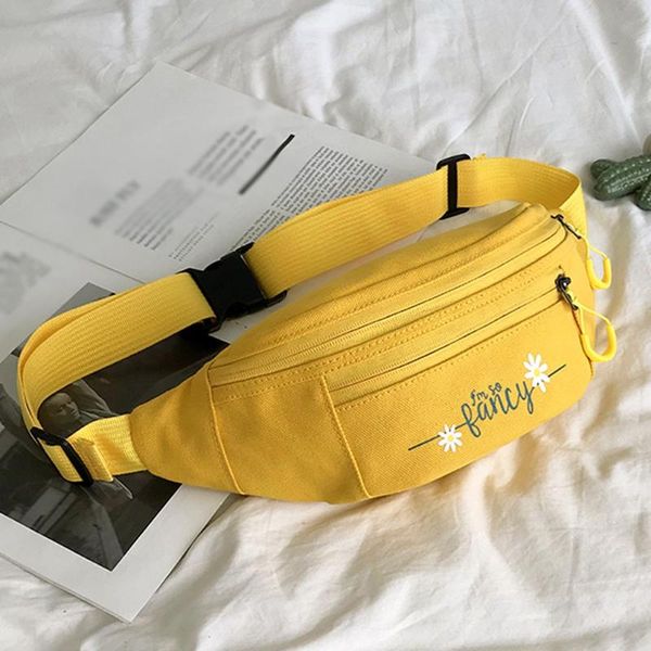 

trendy solid color shoulder bag casual bags for women handbags cute pattern female handle wild canvas crossbody waist