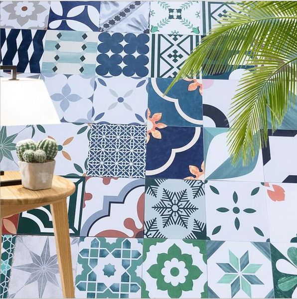 

200mm retro european tiles anti slip wall floor antique tile for bar counter of qingxin literature and art l