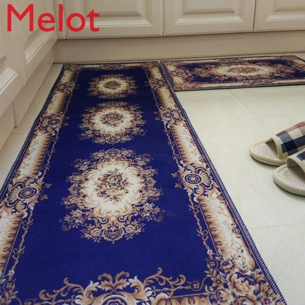 

carpets long soft carpet european-style kitchen oil-proof floor mat non-slip absorbent door anti-fouling