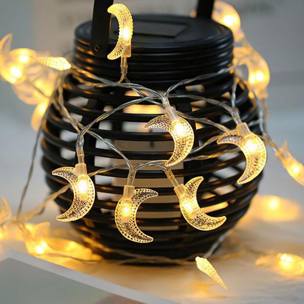 

strings 20/40 led string light moon-shaped lamp super bight warm white ornament decoration for home outdoor tree