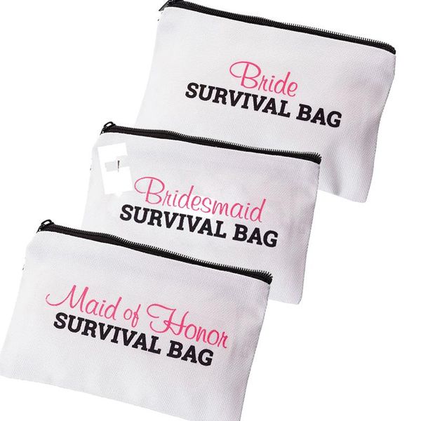 

party decoration bride to be bridesmaid maid of honor wedding day bachelorette hen bridal shower engagement emergency survival kit bag